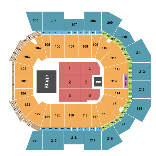 Moody Center ATX Andrea Bocelli Seating Chart